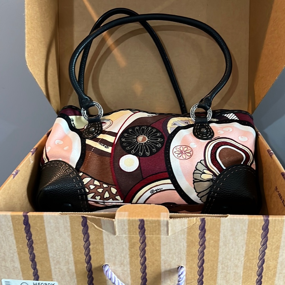 Brighton Matisse Blk/kimo purse 14” x 8” x 5”